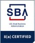 SBA 8a certified logo